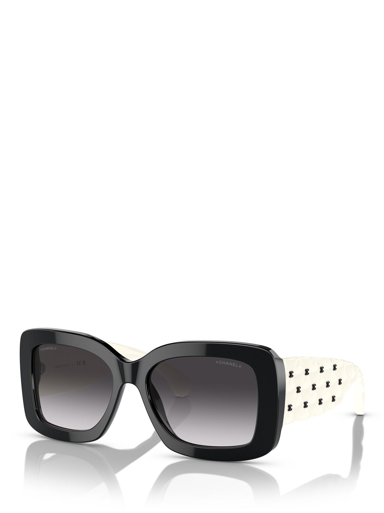 CHANEL Pillow Sunglasses CH5483 Black White