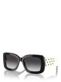 CHANEL Pillow Sunglasses CH5483, Black/White, Black/White