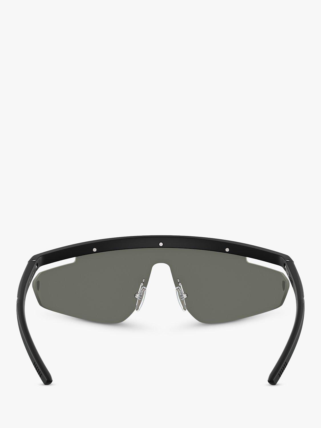 Product image 4 of 6, which shows Scuderia Ferrari FZ6001 Men's Wrap Sunglasses, Matte Black