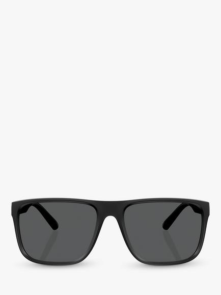 Scuderia Ferrari FZ6002U Men's Square Sunglasses, Matte Black/Black - view 2, Matte Black/Black