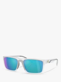 Scuderia Ferrari FZ6003U Men's Rectangular Sunglasses, Opal Grey Matte, Opal Grey Matte