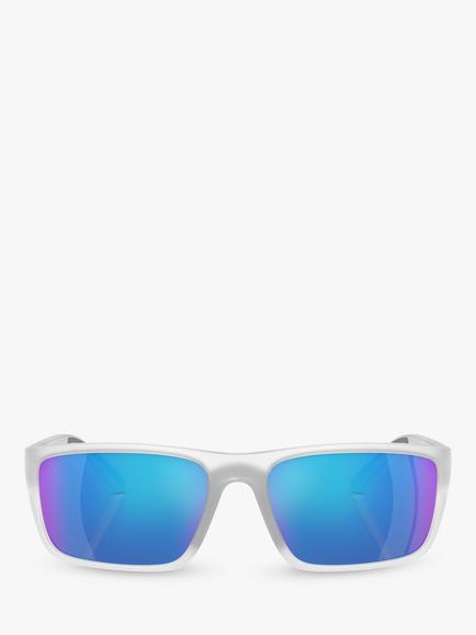 Scuderia Ferrari FZ6003U Men's Rectangular Sunglasses, Opal Grey Matte - view 2, Opal Grey Matte