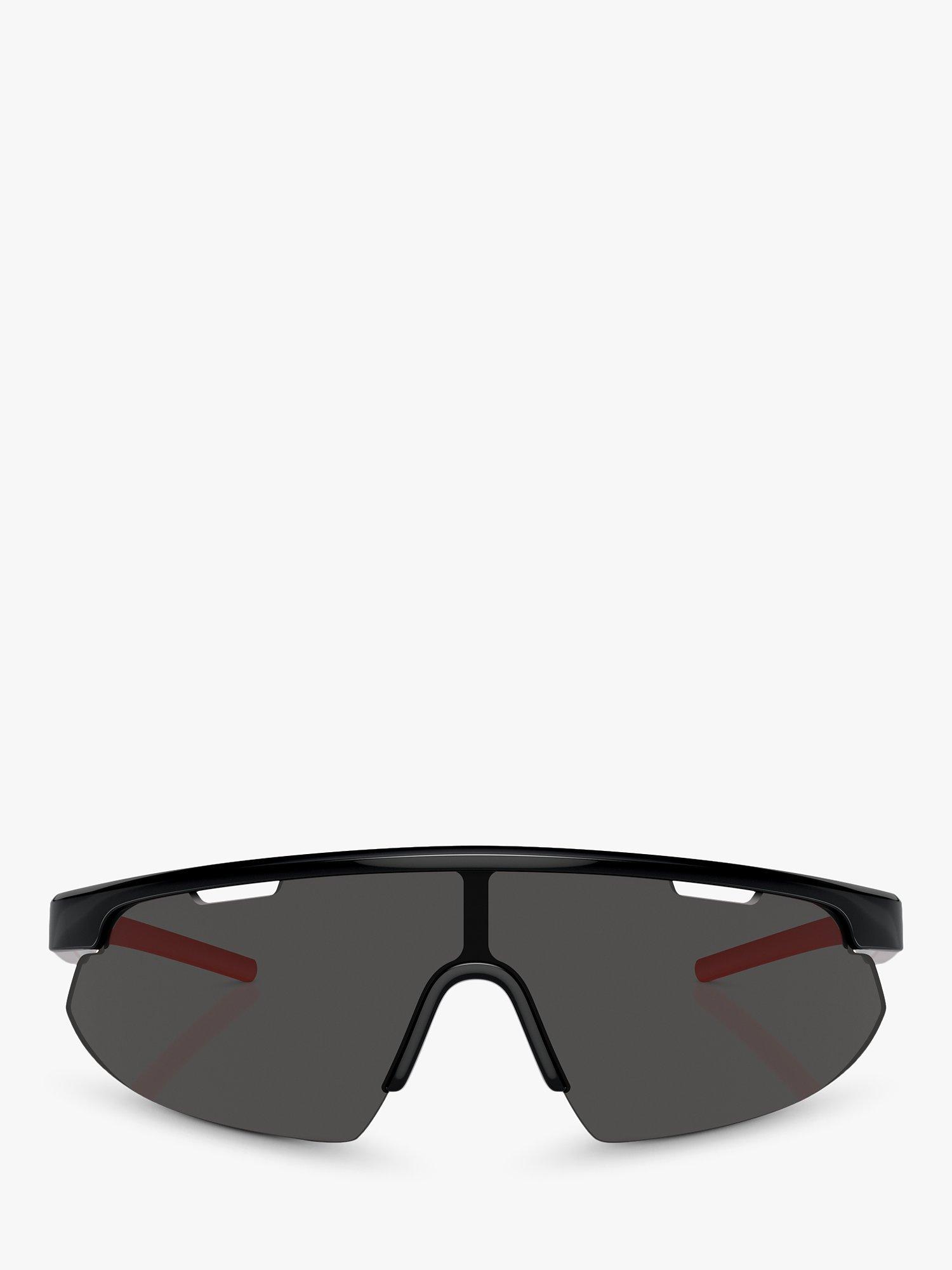 Product image 2 of 6, which shows Scuderia Ferrari FZ6004U Men's Wrap Sunglasses, Black