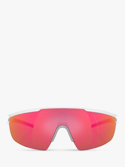 Scuderia Ferrari FZ6005U Men's Wrap Sunglasses, Opal Grey - view 2, Opal Grey