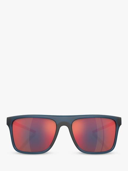Scuderia Ferrari FZ60065 Men's Square Sunglasses, Opal Blue/Red - view 2, Opal Blue/Red