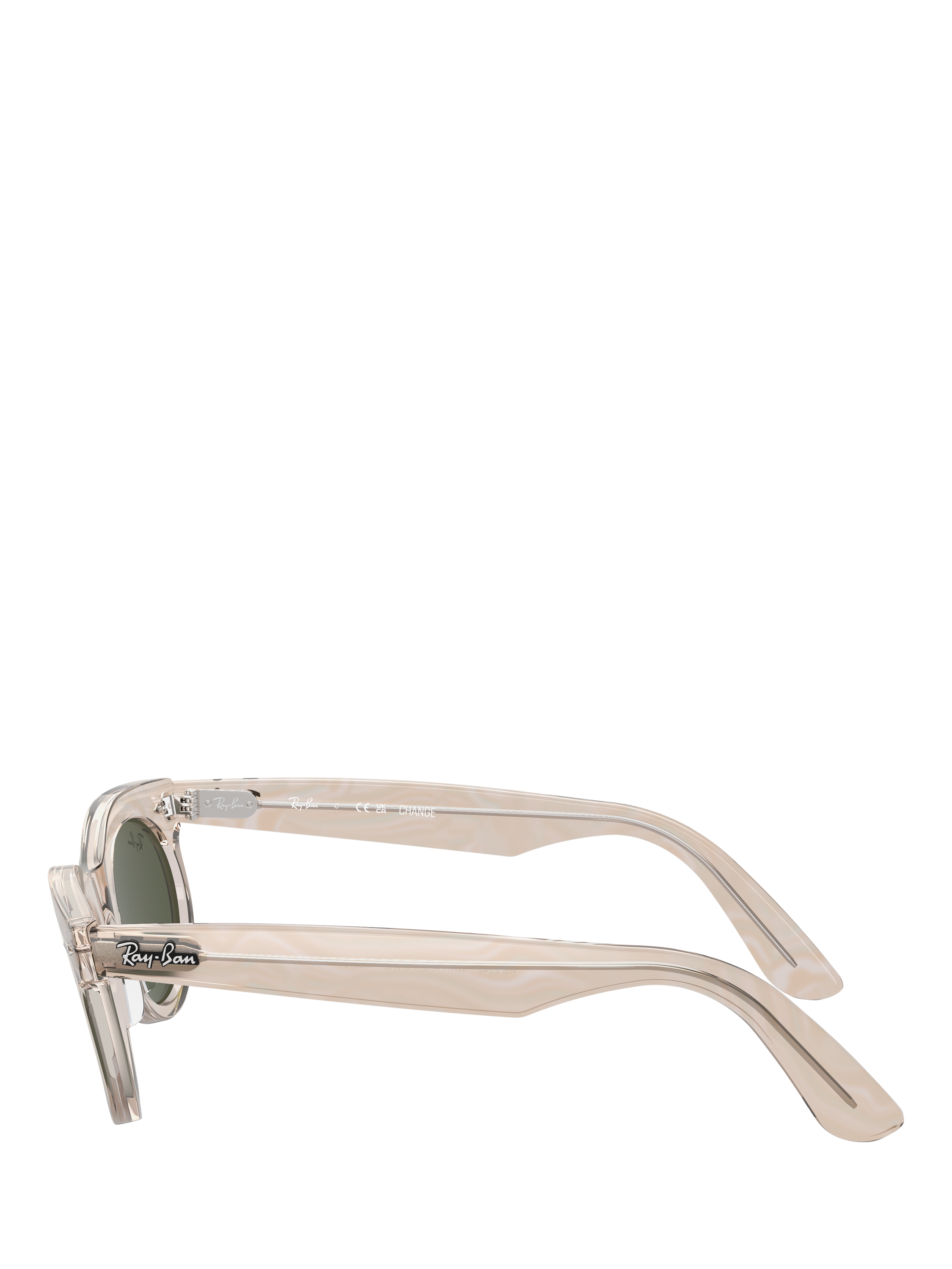 Product image 3 of 8, which shows Ray-Ban RB2242 Women's Oval Sunglasses, Photo Waves Grey