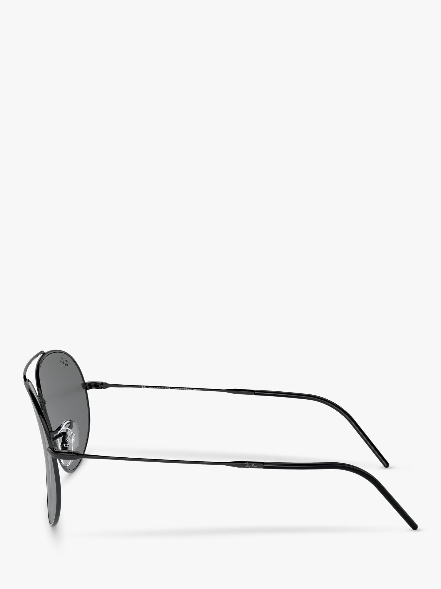 Product image 3 of 5, which shows Ray-Ban RBR0101 Men's Aviator Sunglasses, Black