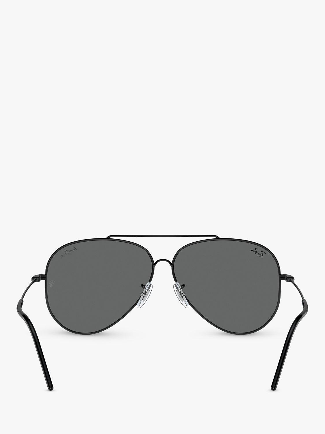 Product image 4 of 5, which shows Ray-Ban RBR0101 Men's Aviator Sunglasses, Black