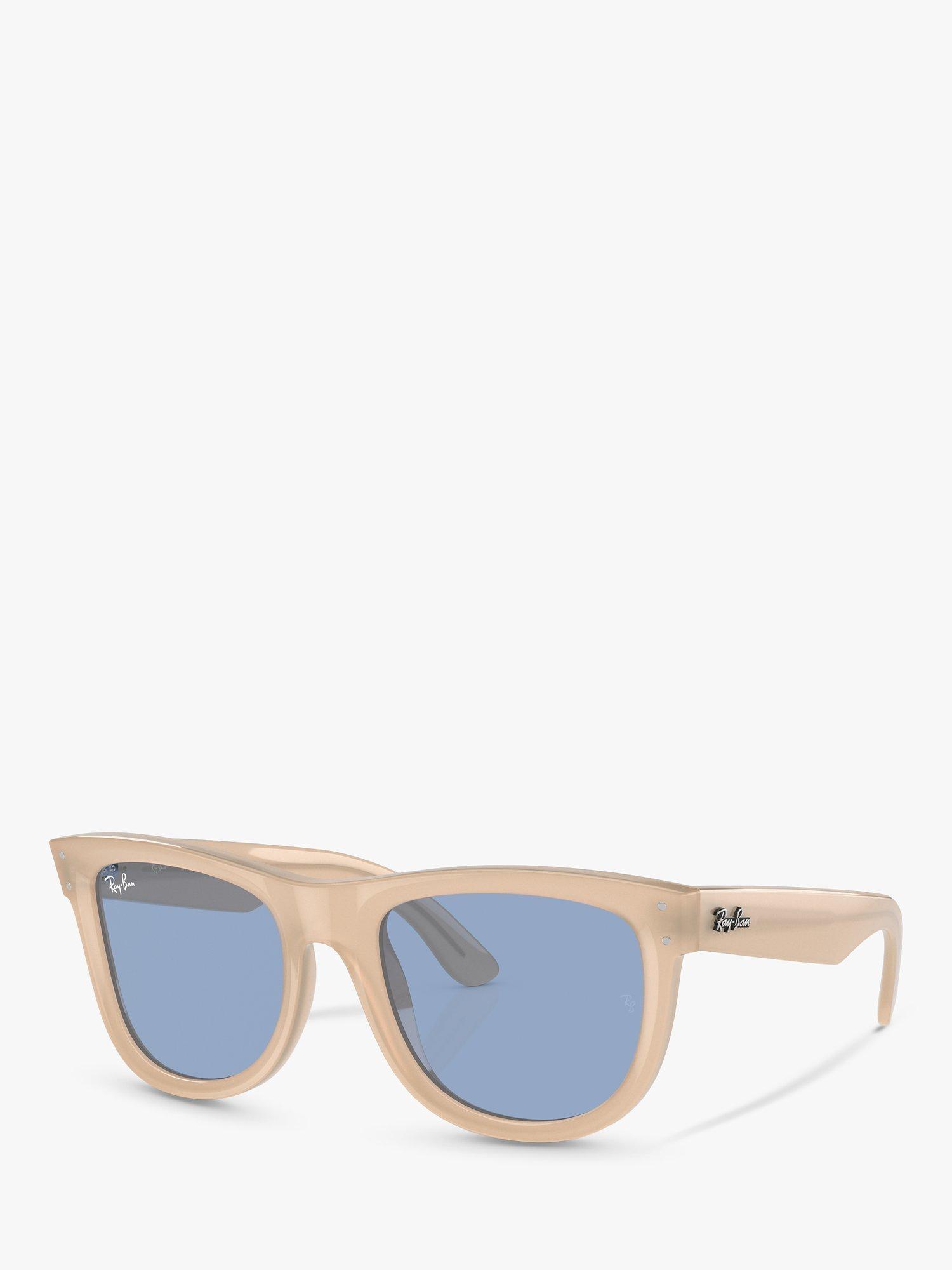 Product image 1 of 5, which shows Ray-Ban RB0502S Wayfarer Sunglasses, Opal Beige/Honey