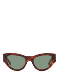 Yves Saint Laurent YS000321 Women's Cat's Eye Sunglasses, Brown