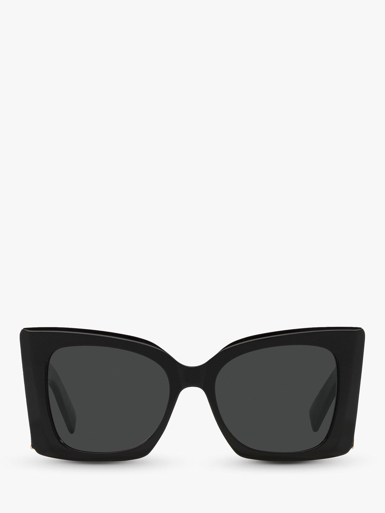 Product image 2 of 4, which shows Yves Saint Laurent YS000488 Women's Cat's Eye Sunglasses, Black