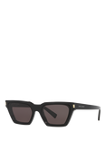 Yves Saint Laurent YS000516 Women's Rectangular Sunglasses, Black