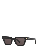 Prada PR C07S Women's Butterfly Sunglasses, Honey Tortoise/Brown