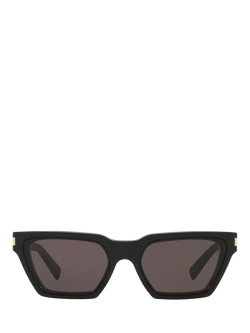 Yves Saint Laurent YS000516 Women's Rectangular Sunglasses, Black - view 2, Black