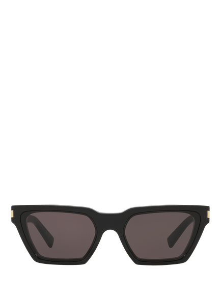 Yves Saint Laurent YS000516 Women's Rectangular Sunglasses, Black - view 2, Black