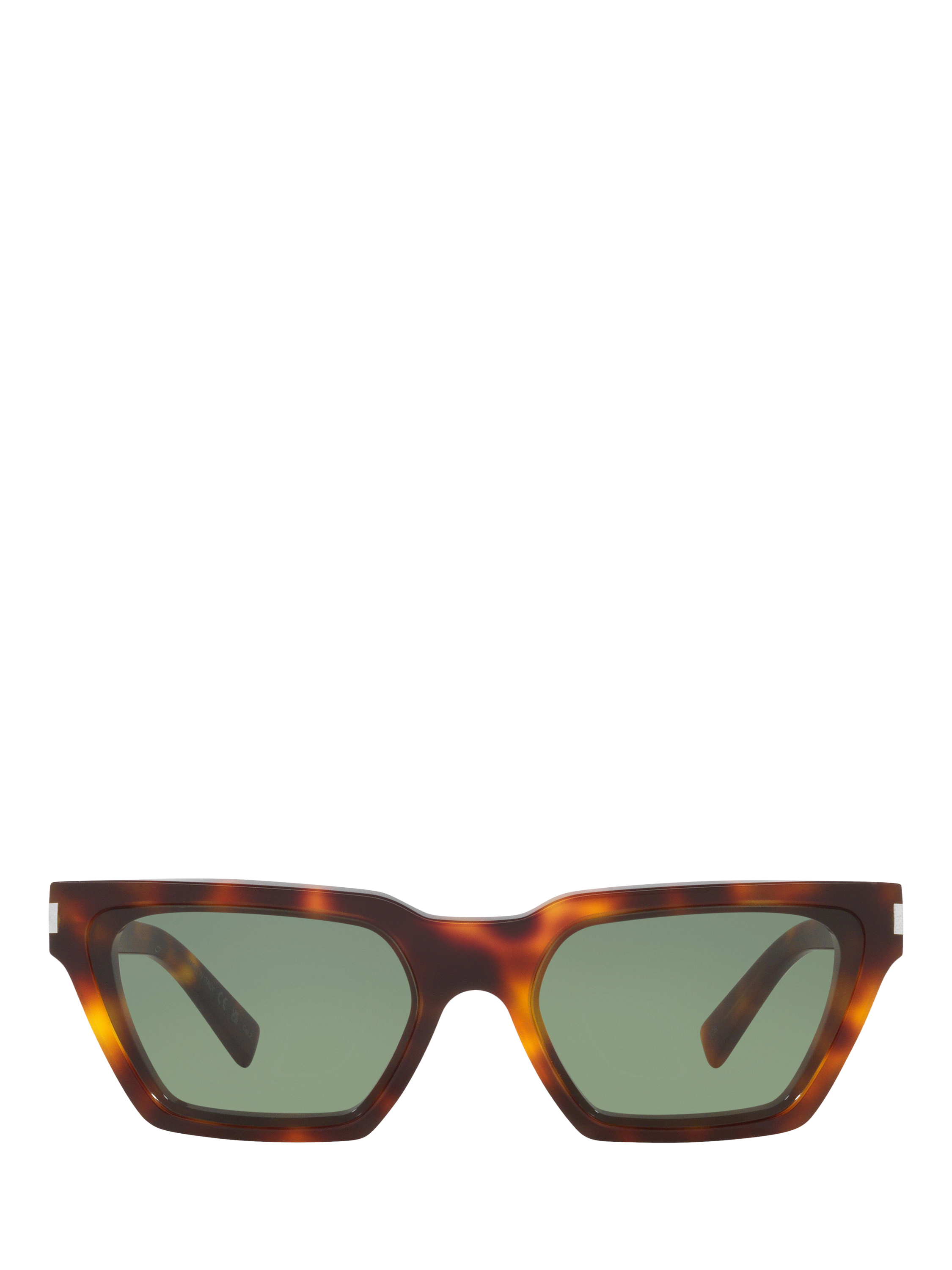 Product image 2 of 4, which shows Yves Saint Laurent YS000516 Women's Rectangular Sunglasses, Brown