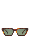Yves Saint Laurent YS000516 Women's Rectangular Sunglasses, Brown
