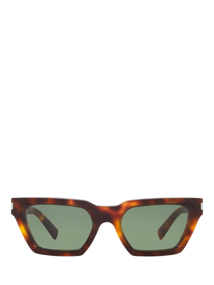 Yves Saint Laurent YS000516 Women's Rectangular Sunglasses, Brown - view 2, Brown