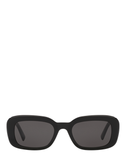 Yves Saint Laurent YS000525 Women's Rectangular Sunglasses, Black - view 2, Black