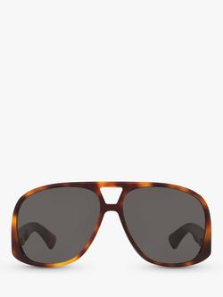 Yves Saint Laurent YS000558 Men's Aviator Sunglasses, Tortoise - view 2, Tortoise