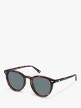 Le Specs LSP2002218 Fire Starter Unisex Polarised Round Sunglasses, Matte Tortoise/Grey