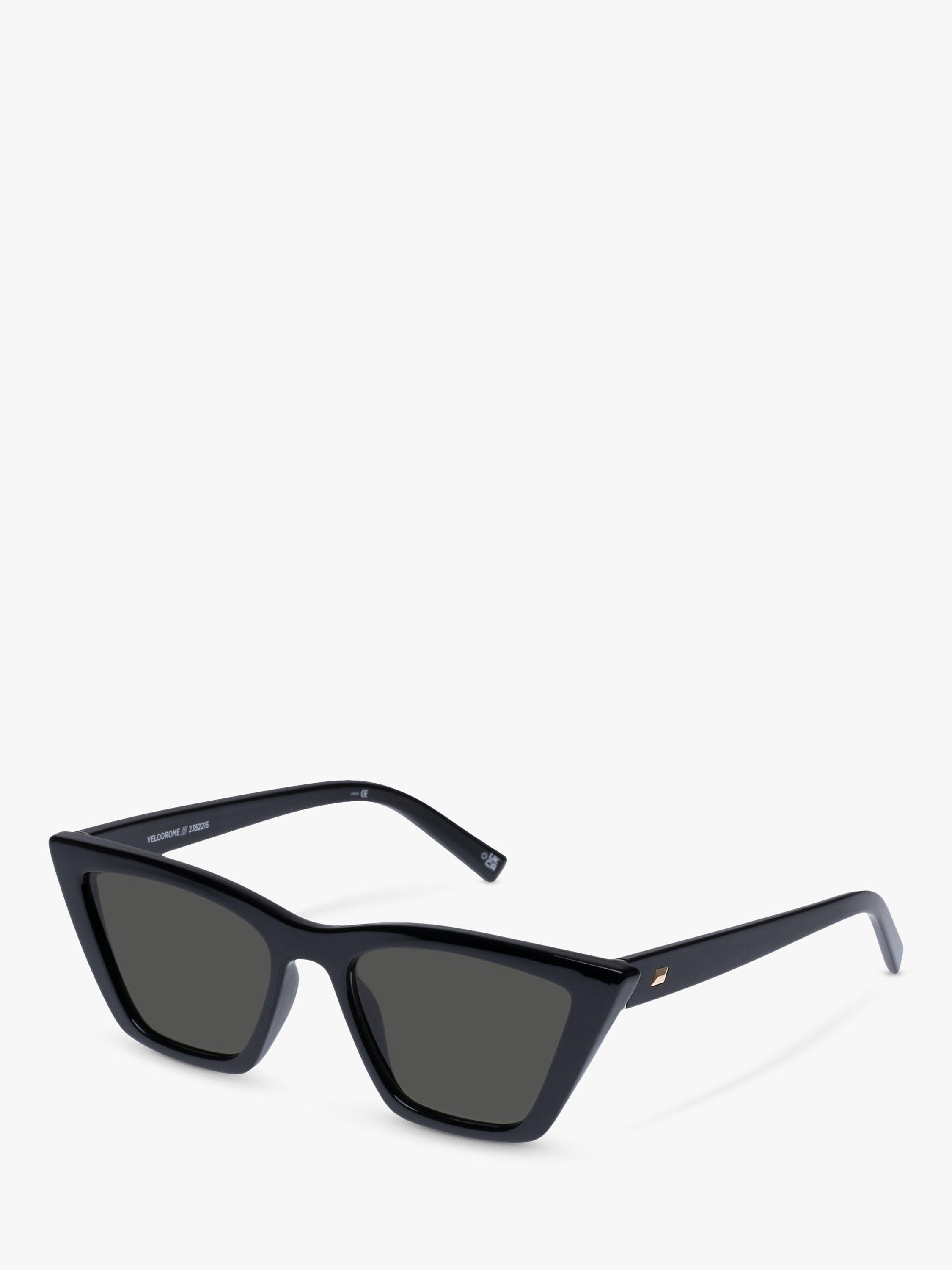 Product image 1 of 2, which shows Le Specs LSP2352215 Women's Cat's Eye Sunglasses, Black
