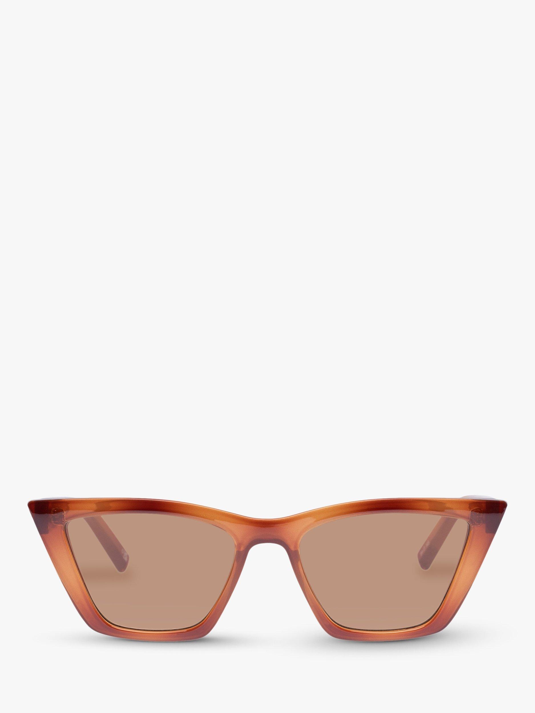 Product image 2 of 2, which shows Le Specs LSP2352219 Women's Cat's Eye Sunglasses, Vintage Tortoise/Brown