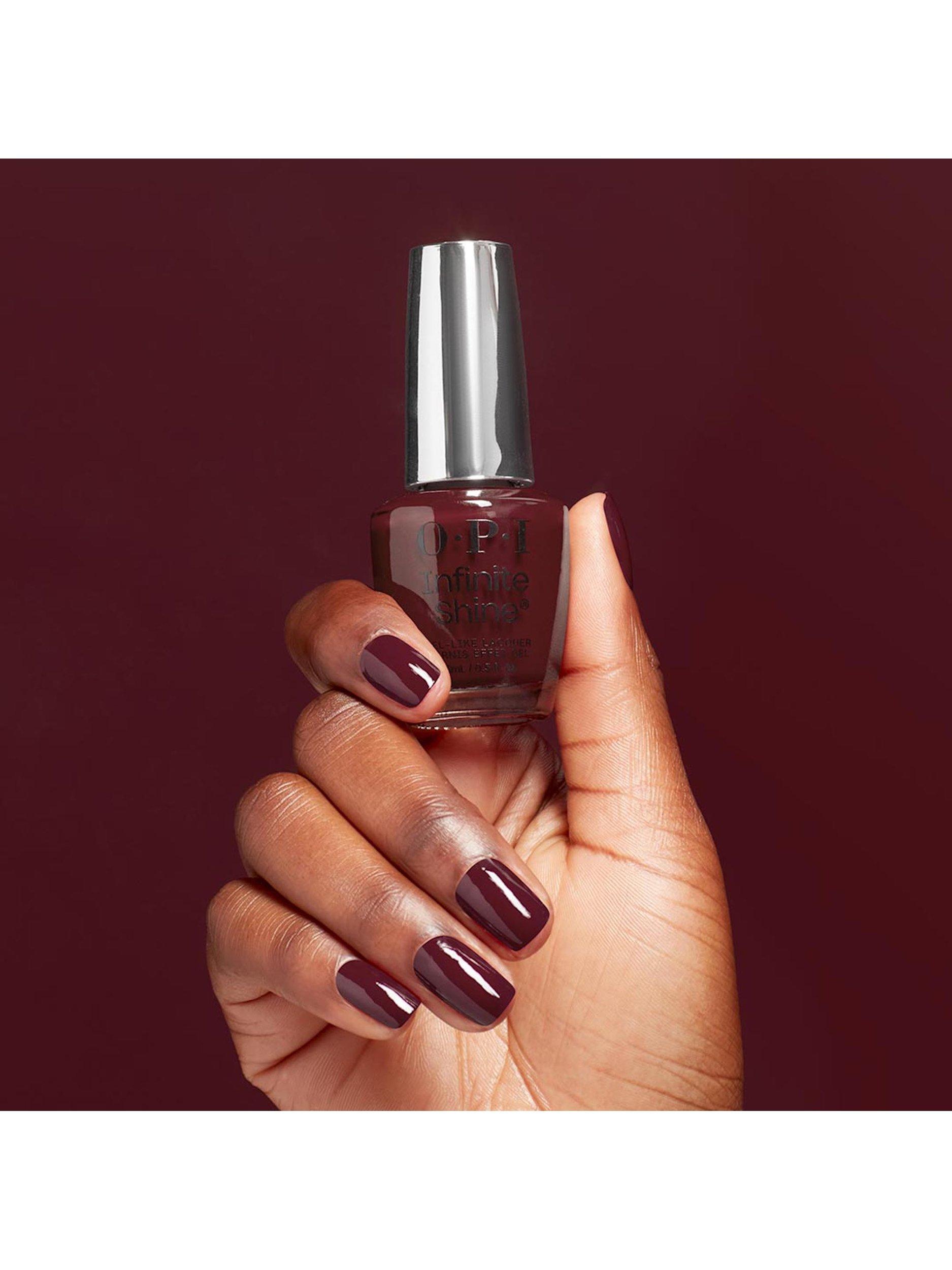 Product image 5 of 7, which shows OPI Infinite Shine Gel-Like Lacquer Nail Polish, Raisin’ The Bar