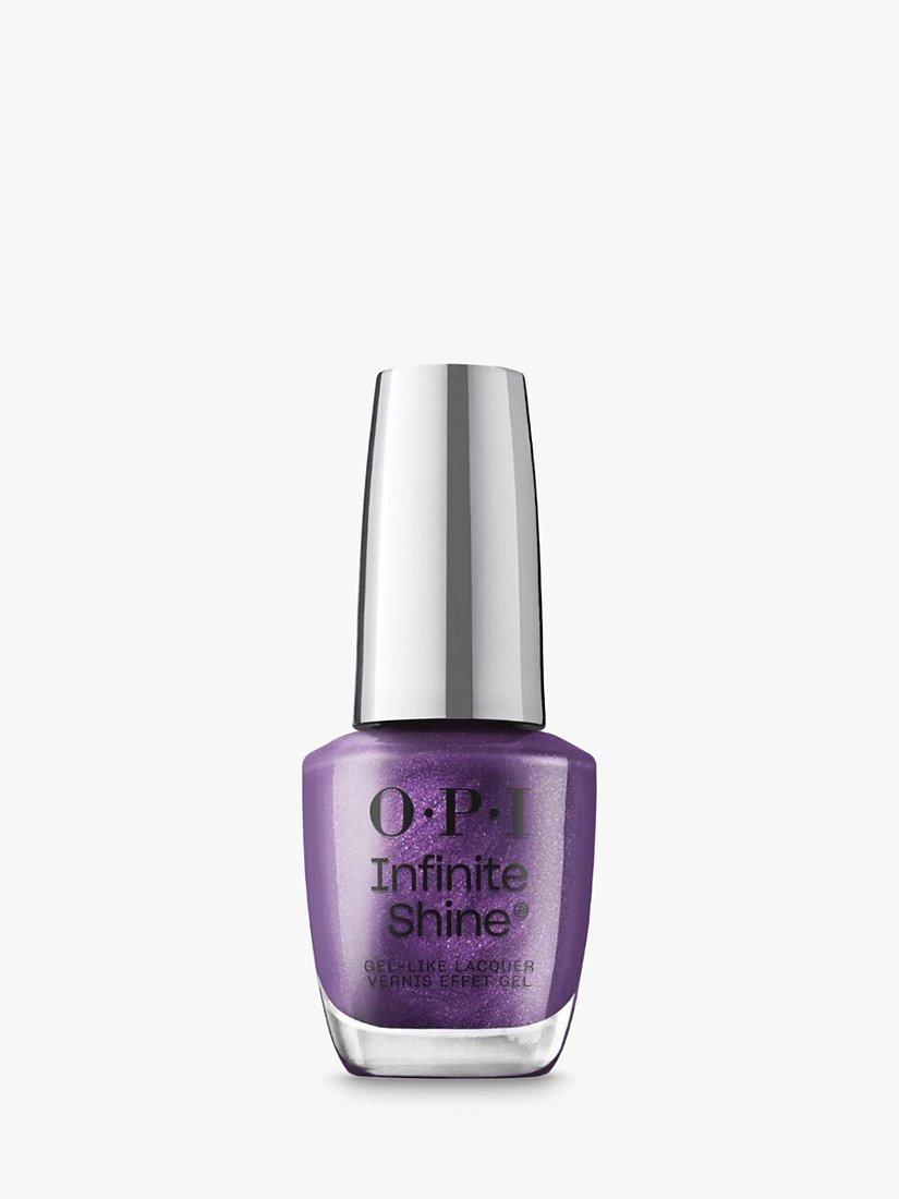 Product image 1 of 7, which shows OPI Infinite Shine Gel-Like Lacquer Nail Polish, Purple Reign