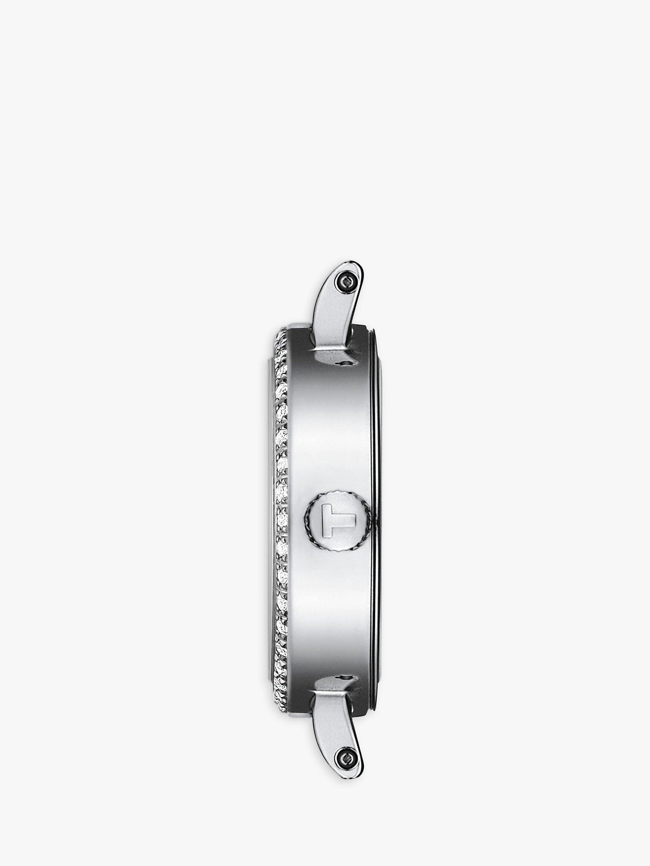 Product image 2 of 4, which shows Tissot T1400096111600 Lovely Women's Mother of Pearl Diamond Bracelet Strap Watch, Silver
