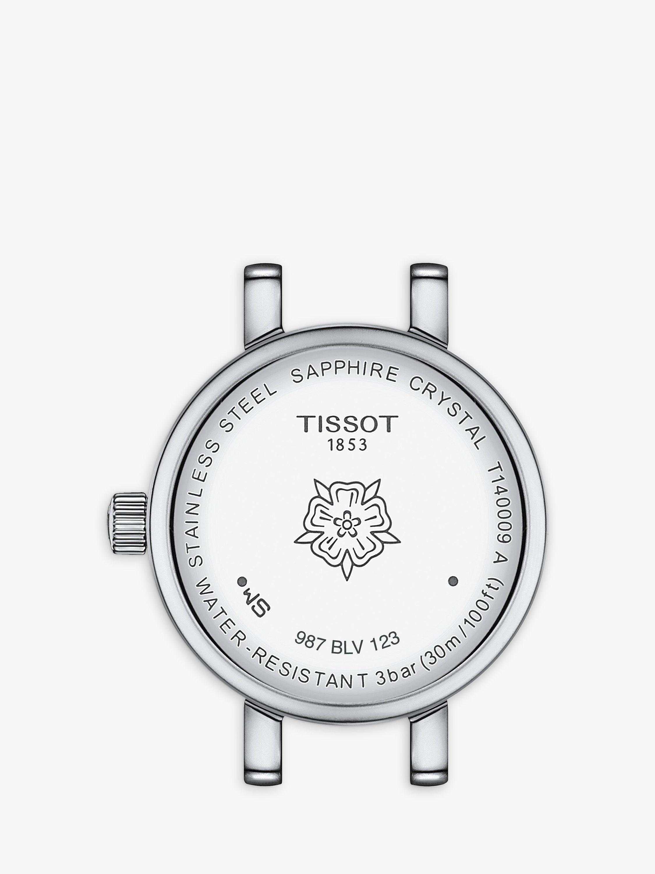 Product image 3 of 4, which shows Tissot T1400096111600 Lovely Women's Mother of Pearl Diamond Bracelet Strap Watch, Silver