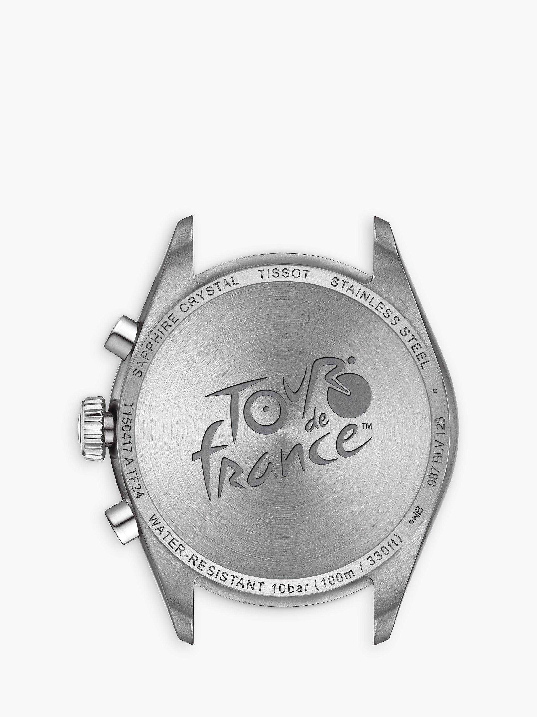 Product image 2 of 7, which shows Tissot T1504171105100 Men's PR 100 Special Edition Tour De France 2024 Watch, Silver/Black