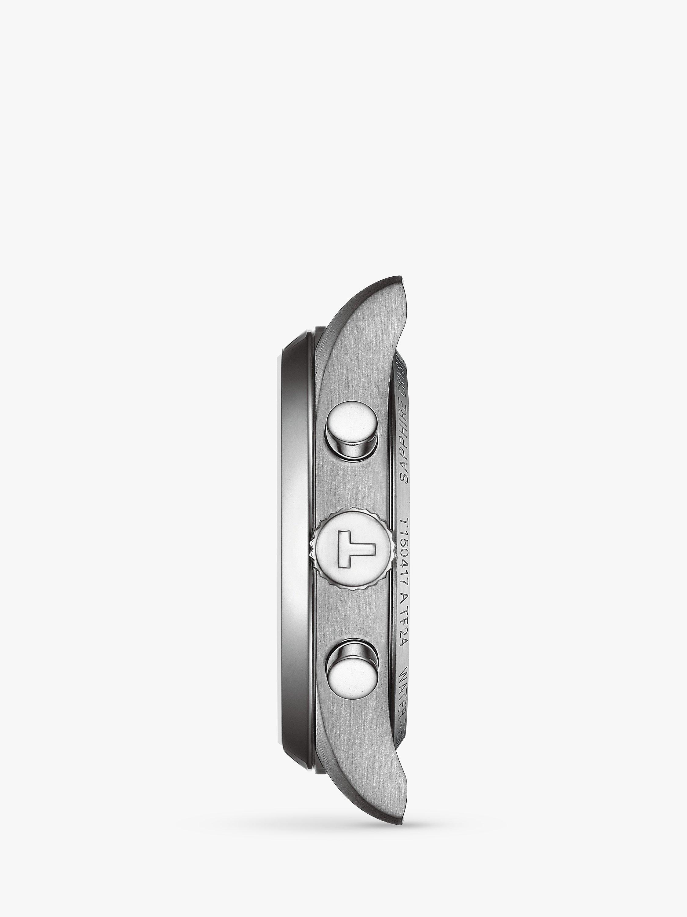 Product image 3 of 7, which shows Tissot T1504171105100 Men's PR 100 Special Edition Tour De France 2024 Watch, Silver/Black