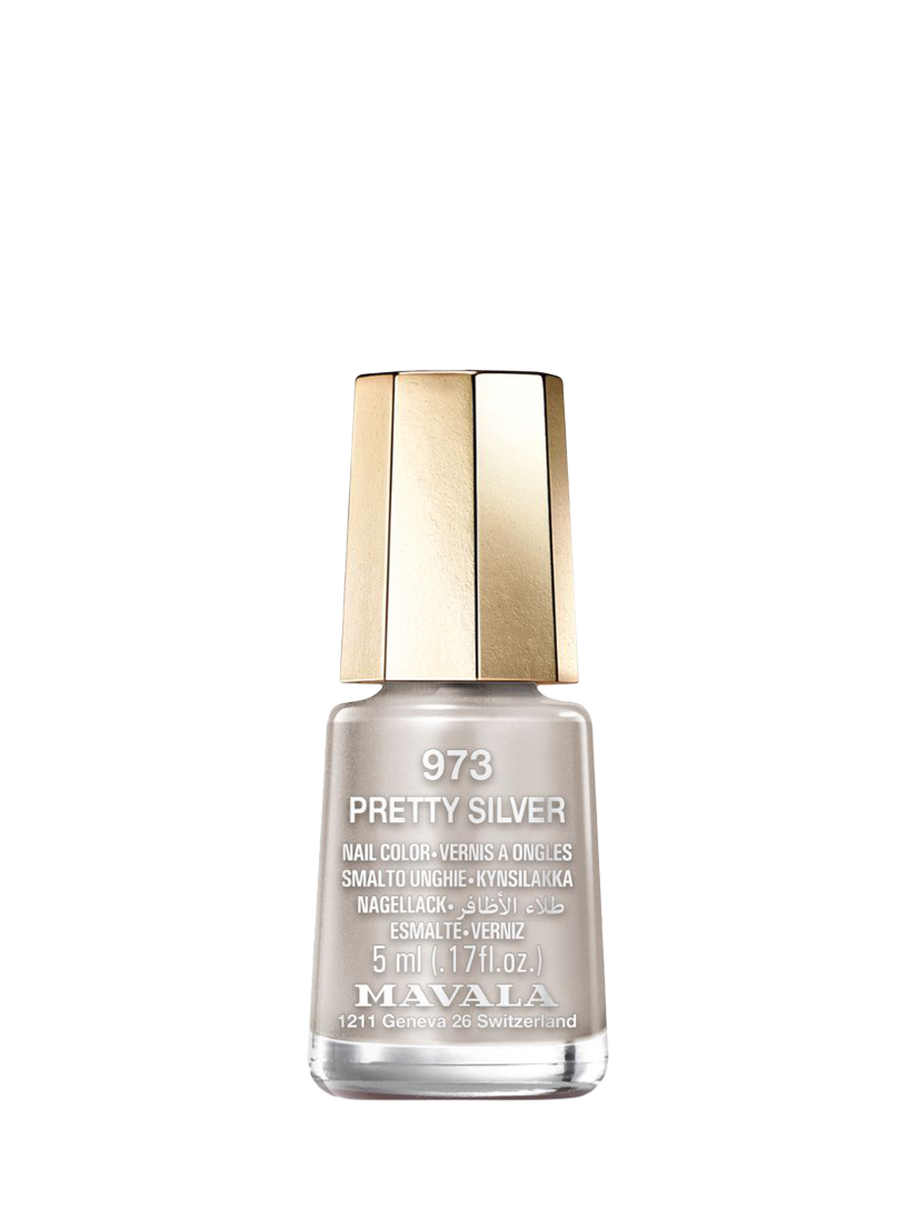 Product image 1 of 2, which shows Mavala Mini Colour Nail Polish - Pearl, 937 Pretty Silver