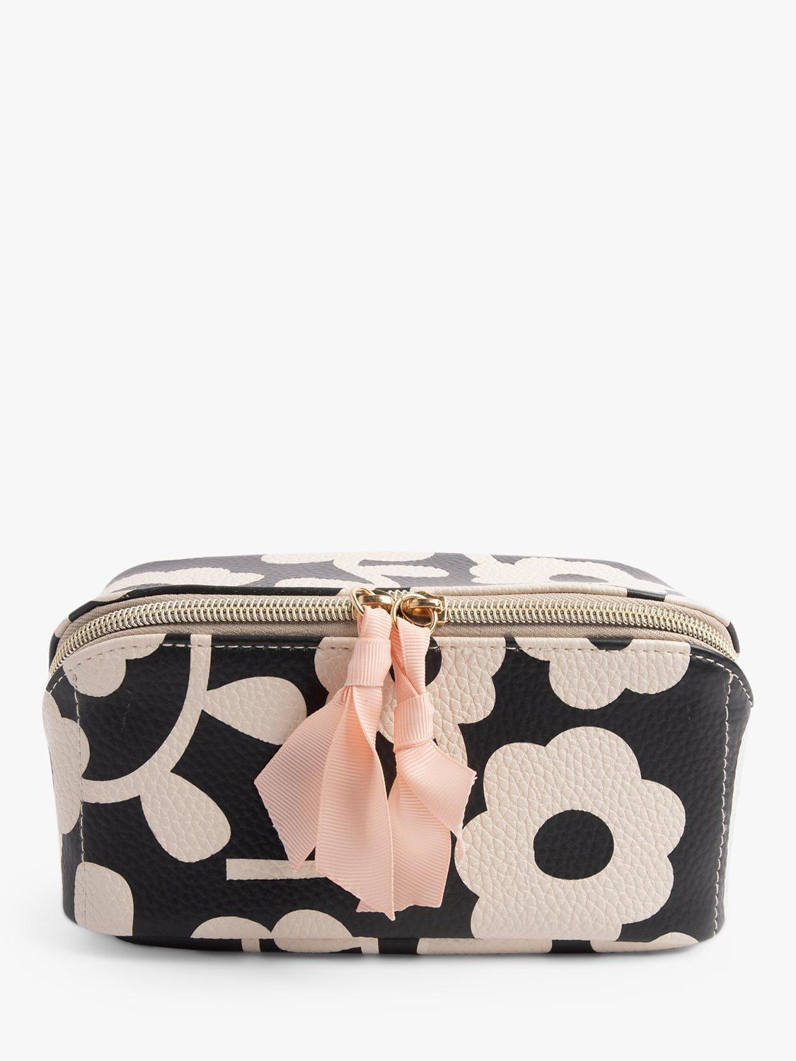 Product image 1 of 3, which shows Caroline Gardner Mono Bloom Cosmetic Bag