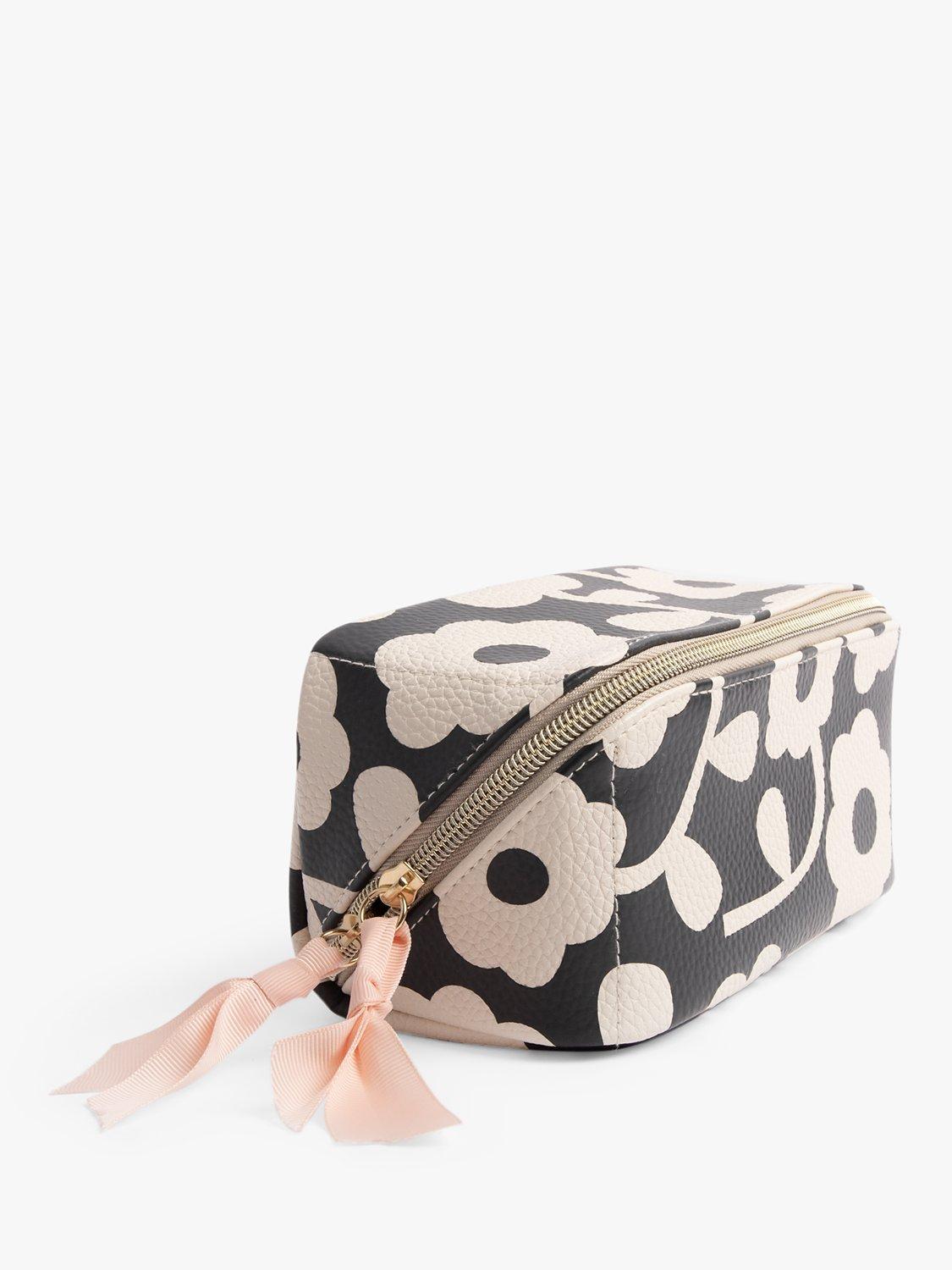 Product image 2 of 3, which shows Caroline Gardner Mono Bloom Cosmetic Bag