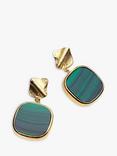 Sarah Alexander Cape Verde Gemstone Drop Earrings, Gold