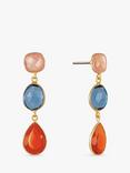 Sarah Alexander Santiago Gemstone Drop Earrings, Gold