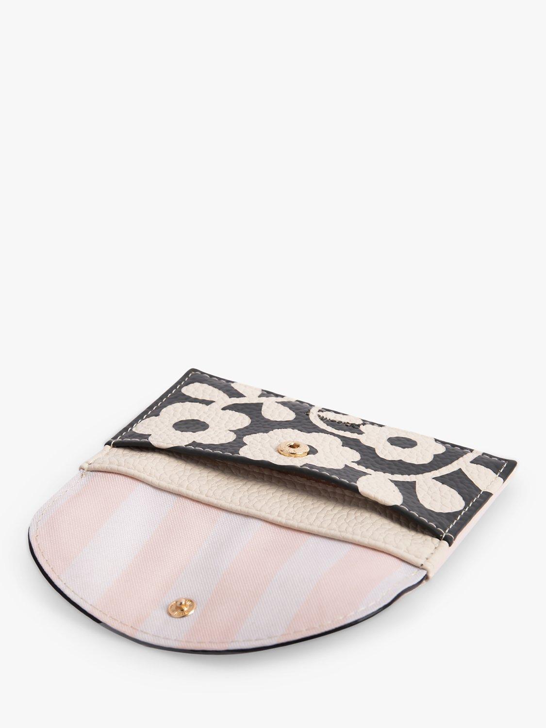Product image 4 of 4, which shows Caroline Gardner Mono Flowers Coin Purse, Multi