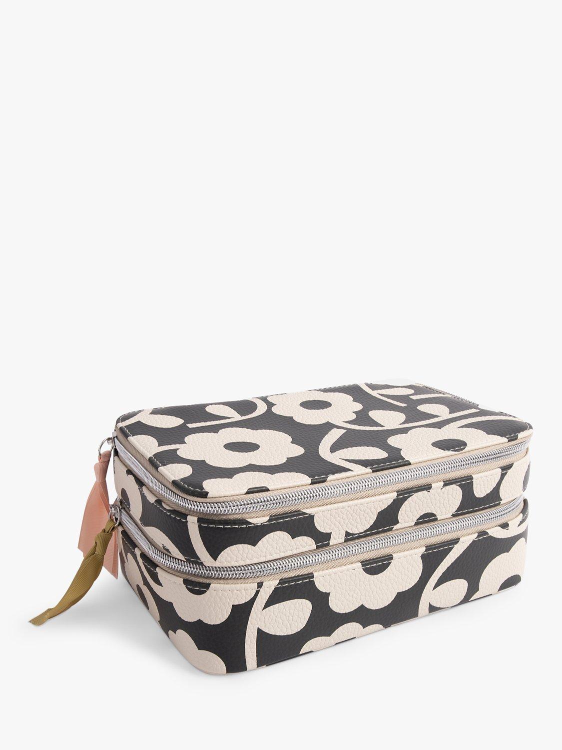 Product image 5 of 5, which shows Caroline Gardner Monochrome Bloom Makeup Bag, Multi