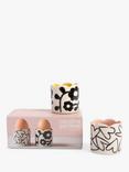 Caroline Gardner Mono Bloom Egg Cups, Set of 2, Multi