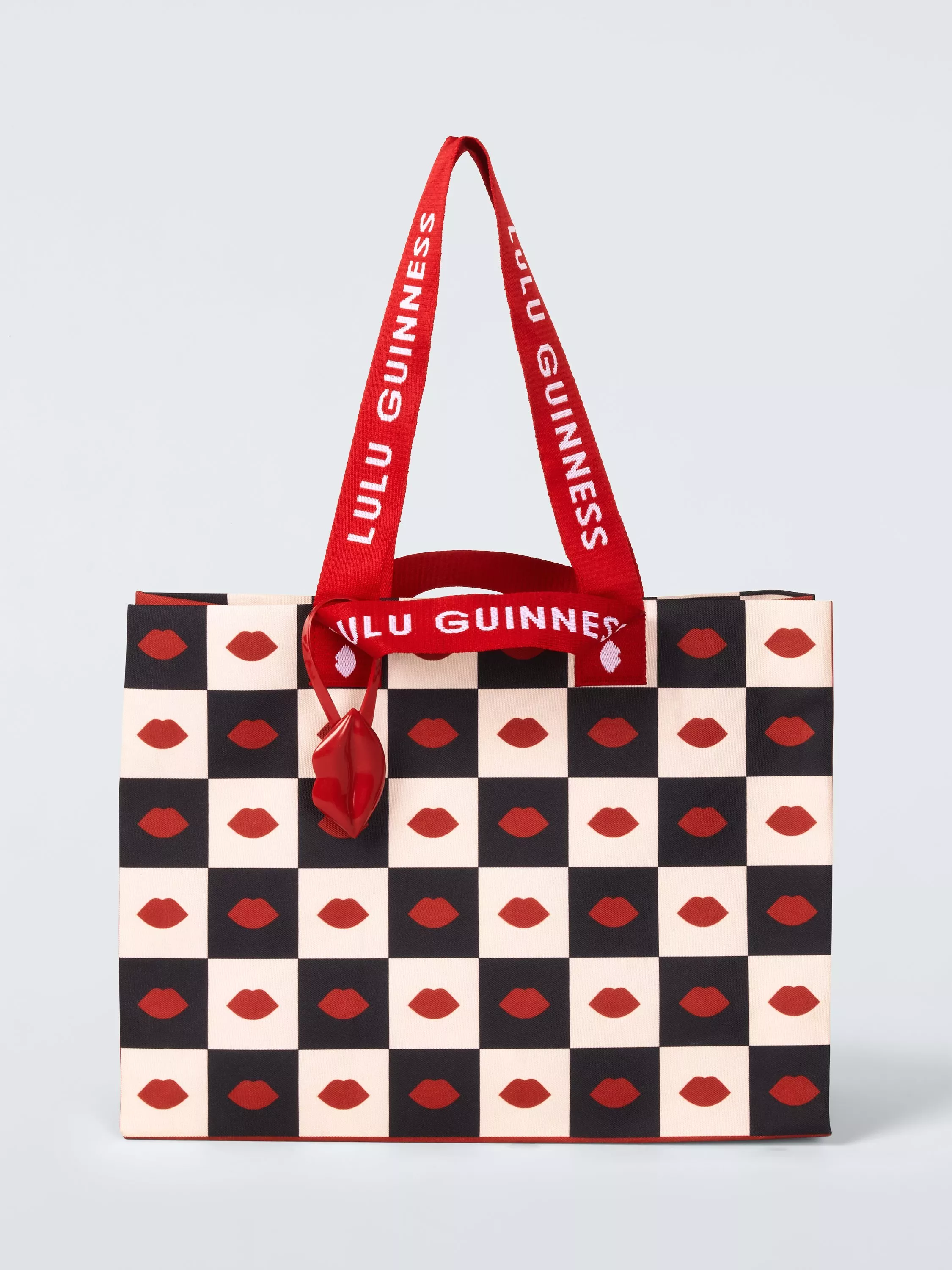 Checkerboard tote bag best sale