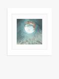 John Lewis Sarah Reilly 'Hugging the Moon' Framed Print & Mount, 43.5 x 43.5cm, Blue