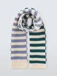 John Lewis Kids' Knitted Stripe Scarf, Multi