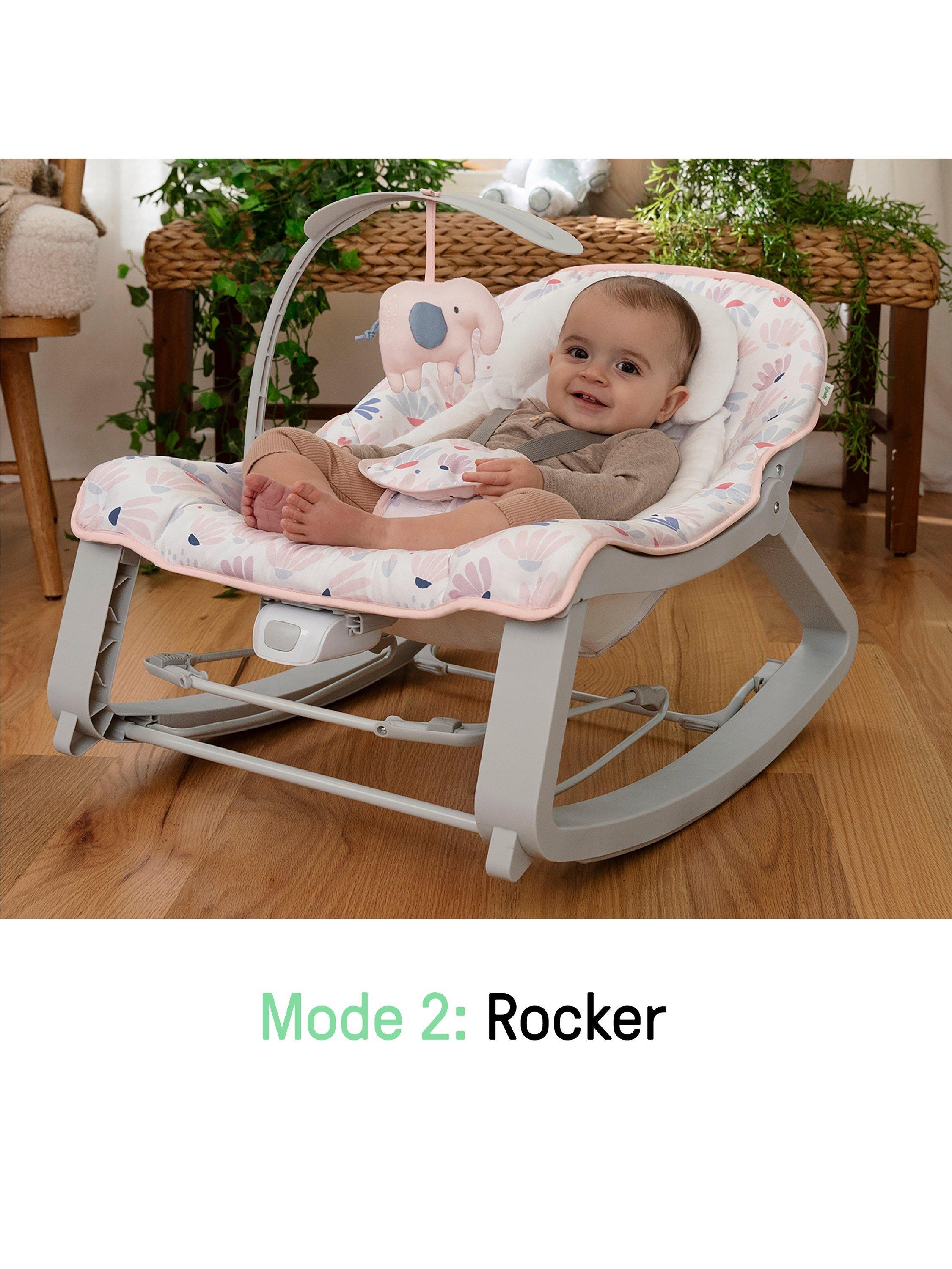 Ingenuity KeepCozy Baby Bouncer Seat Infant to Toddler Rocker