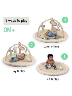 Ingenuity Every Season Plush Lambswool Activity Gym - view 2, Multi