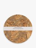 LIGA Cork Round Placemats, Set of 4, Natural