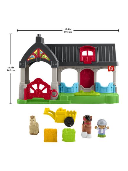 Fisher-Price Little People Friendly Horses Stable Playset - view 2, Multi