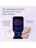 Owlet Dream Sock Smart Baby Monitor, Dusty Rose