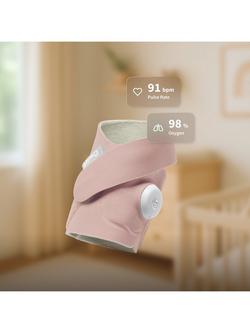 Owlet Dream Sock Smart Baby Monitor, Dusty Rose - view 2, Rose
